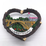 Luxembourg Fridge Magnet 3D Resin