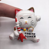 Tokyo Tower Cat Japan Fridge Magnet 3D Resin