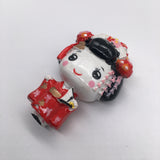 Kimono Girl Japan Fridge Magnet 3D Resin