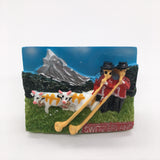 Horn of the Alps Switzerland Fridge Magnet 3D Resin