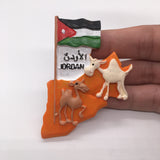 Flag Jordan Fridge Magnet 3D Resin