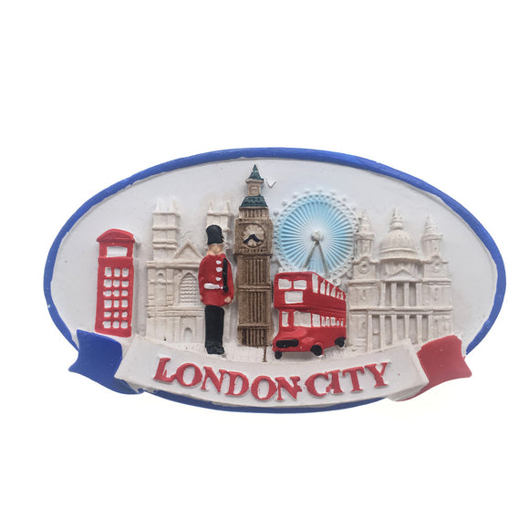 London England UK Fridge Magnet 3D Resin