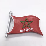 Flag Morocco Fridge Magnet 3D Resin