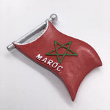 Flag Morocco Fridge Magnet 3D Resin