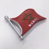 Flag Morocco Fridge Magnet 3D Resin