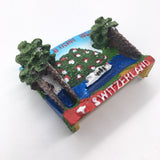 Lugano Switzerland Fridge Magnet 3D Resin