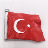 Flag Turkey Fridge Magnet 3D Resin