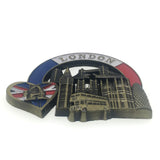 London England UK Fridge Magnet Metal Craft