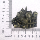 Notre Dame Cathedral Paris France Fridge Magnet Metal Craft