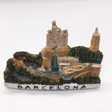 Barcelona Spain Fridge Magnet 3D Resin