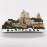 Barcelona Spain Fridge Magnet 3D Resin