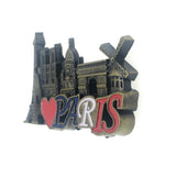 Paris France Fridge Magnet Metal Craft