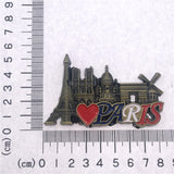 Paris France Fridge Magnet Metal Craft