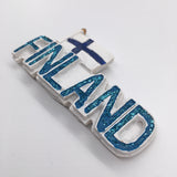 Flag Finland Fridge Magnet 3D Resin