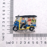 Bangkok Tuk-Tuk Thailand Fridge Magnet 3D Resin