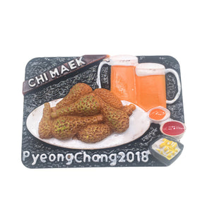 Chi Maek Pyeongchang South Korea Fridge Magnet 3D Resin