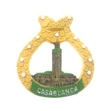 Casablanca Morocco Fridge Magnet 3D Resin