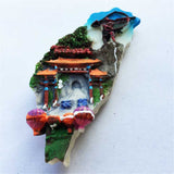 Hualien Taiwan China Fridge Magnet 3D Resin