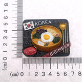 Bibimbap South Korea Fridge Magnet 3D Resin