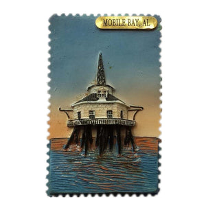 Mobile Bay USA America Fridge Magnet 3D Resin