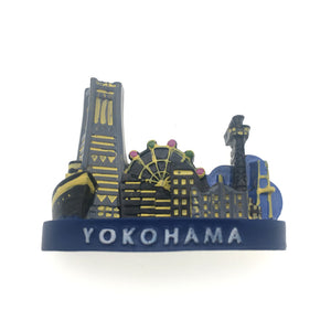 Yokohama USA America Fridge Magnet 3D Resin