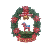 Christmas Sweden Fridge Magnet 3D Resin