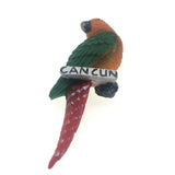 Macaw Cancun Mexico Fridge Magnet 3D Resin