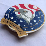 Eagle Flag USA America Fridge Magnet 3D Resin