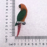 Macaw Cancun Mexico Fridge Magnet 3D Resin