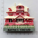 Martha's Vineyard USA America Fridge Magnet 3D Resin