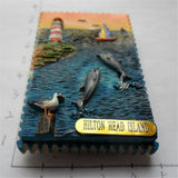 Hilton Head Island USA America Fridge Magnet 3D Resin