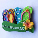 Outer Banks USA America Fridge Magnet 3D Resin