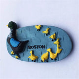 Boston Park USA America Fridge Magnet 3D Resin