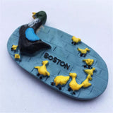 Boston Park USA America Fridge Magnet 3D Resin