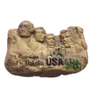 Mount Rushmore South Dakota USA America Fridge Magnet 3D Resin