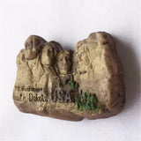 Mount Rushmore South Dakota USA America Fridge Magnet 3D Resin