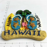 Oengift Hawaii USA America Fridge Magnet 3D Ornaments of Acrylic Resin