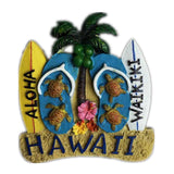 Oengift Hawaii USA America Fridge Magnet 3D Ornaments of Acrylic Resin