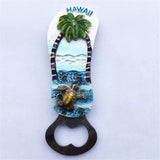 Hawaii USA America Fridge Magnet Bottle Opener 3D Resin