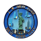 New York USA America Fridge Magnet 3D Resin