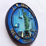 New York USA America Fridge Magnet 3D Resin