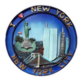 New York USA America Fridge Magnet 3D Resin