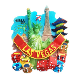 Las Vegas USA America Fridge Magnet 3D Resin