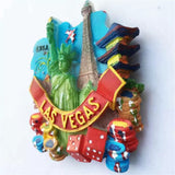 Las Vegas USA America Fridge Magnet 3D Resin