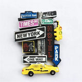 Time Square New York USA America Fridge Magnet 3D Resin