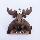 Elk Alaska USA America Fridge Magnet 3D Resin