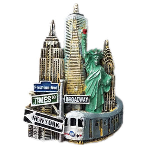 New York USA America Fridge Magnet 3D Resin