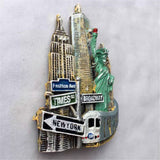 New York USA America Fridge Magnet 3D Resin