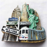 New York USA America Fridge Magnet 3D Resin