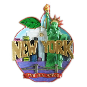 New York USA America Fridge Magnet 3D Resin